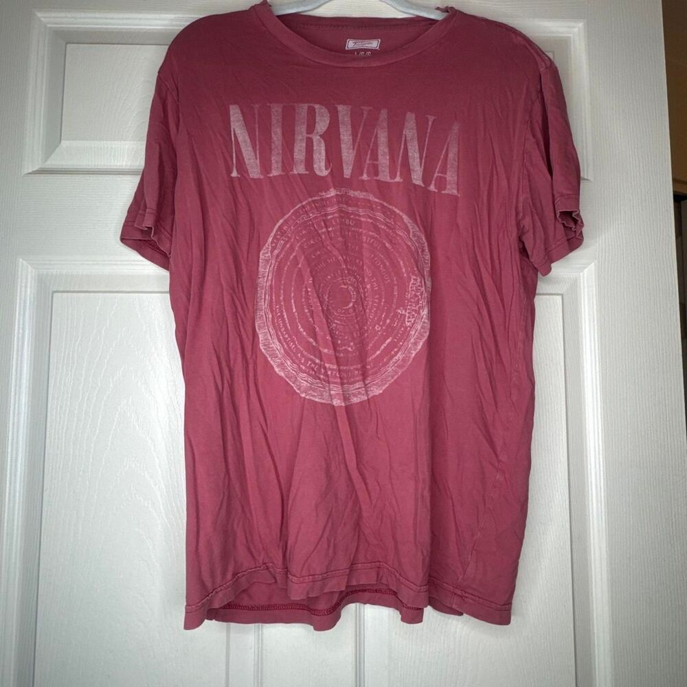 Tailgate Women's Washed Red Nirvana T-shirt